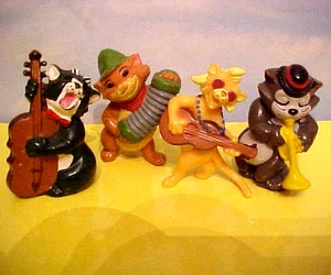 Disney Aristocats' BAND KINDER 4 juguetes para adornar pasteles - Imagen 1 de 6