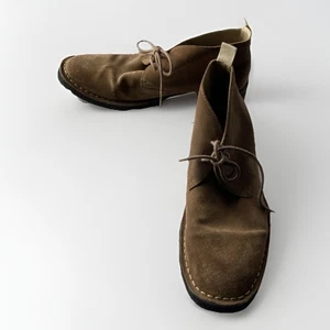 Banana Republic Men's Desert Chukka Boots Dark Brown Shoes Size 10 M - Picture 1 of 8