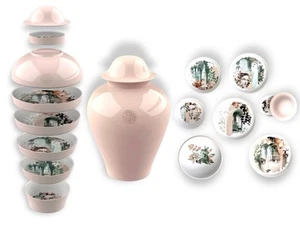 -19 % Braut x1 Qing Alhambra stapelbar Serviergeschirr Kunstpräparate NEU UVP £175 - Bild 1 von 24