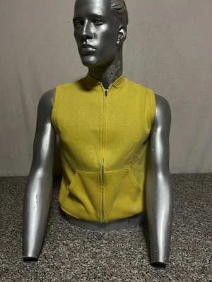 FELPA WRANGLER T-SHIRT SWEATSHIRT UOMO MAN GIALLO YELLOW FP-368 - Imagen 1 de 4