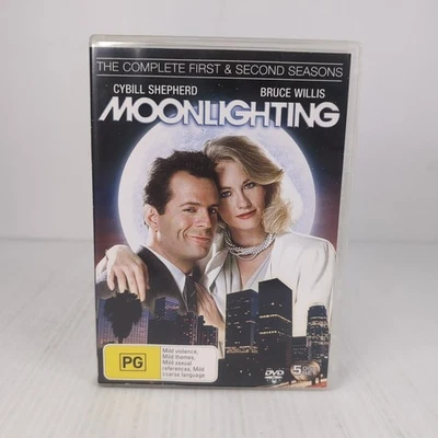 Moonlighting Season 1 - 2 DVD Comedy Cybill Shepherd Bruce Willis 1985 Reg 4 PAL - Image 1 of 4