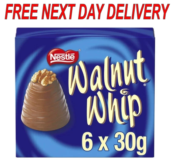 Nestlé Walnut Whip Pack of 6 180g - Image 1 of 1