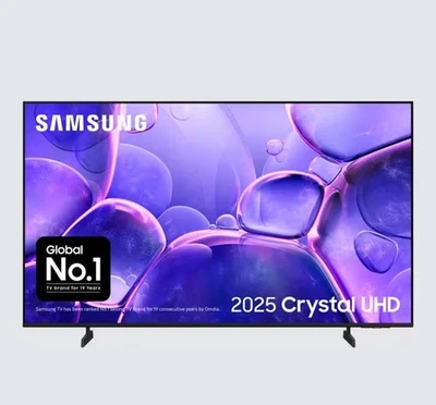 Samsung Smart TV UE55U8000F (2025) 55" LED HDR 4K Ultra HD Smart TV Black - Image 1 of 4