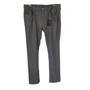 Nuevo con etiquetas Pantalón Alton Lane Biello Motion Lana Virgen Cachemira Gris 34x34 - Imagen 1 de 12