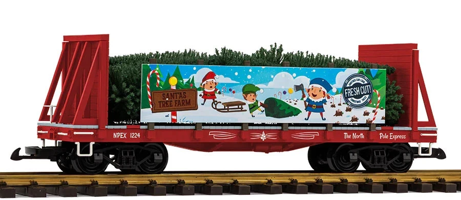 Piko G Scale 38980 Santa’s Tree Farm Transport w/Christmas Tree Load (G-Scale) - Image 1 of 1