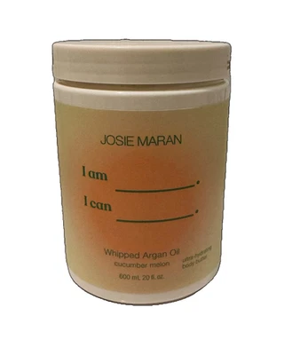 Aceite de argán batido Josie Maran mantequilla corporal pepino melón 20 oz/600 ml súper tamaño Foto 1 de 2