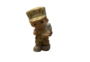Vintage Precious Moments "I'm Proud To Be American (MARINES) Ornament, PMI Mark - Bild 1 von 5