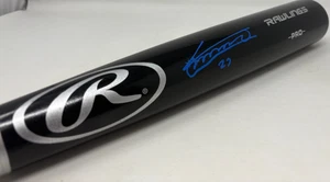 Vladimir Guerrero Jr Signed Rawlings Pro Black Bat JSA COA 053 - Picture 1 of 4