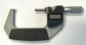 Mitutoyo 293-346 Digimatic Micrometer, 2-3"/50-75mm Range, .00005"/0.001mm - Picture 1 of 5