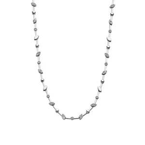 Collana girocollo donna Ti Sento 34068ZI argento e zirconi lunga 42 cm - Imagen 1 de 6