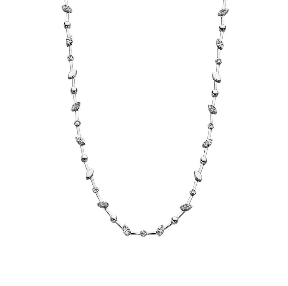 Collana girocollo donna Ti Sento 34068ZI argento e zirconi lunga 42 cm - Immagine 1 di 4