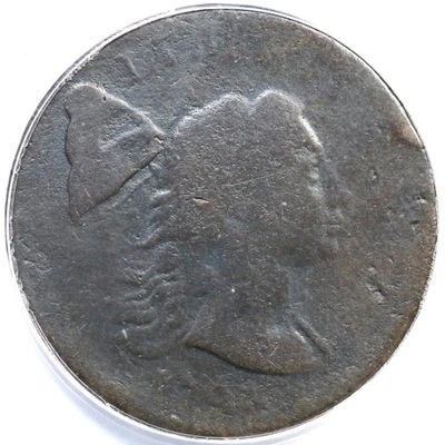 1794 s-19b R4 ANACS VG8 Details "Head of 1793" Large Cent Coin  1c - Image 1 of 3
