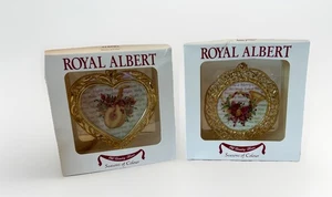 ROYAL ALBERT SET (2) Old Country Roses Seasons Of Colour Gold And White... - Bild 1 von 5