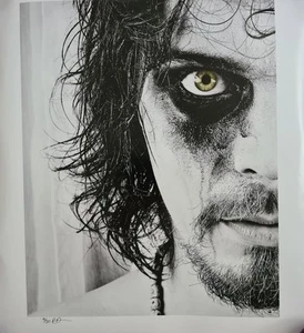 Paul Harries Photography Ville Valo Green Eye Print - Picture 1 of 5