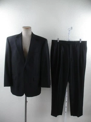 Men's 42S Jos. A Bank 2-Pc Formal Wear Tuxedo Notch Suit Black Pants 35 X 30 NEW - Image 1 of 4