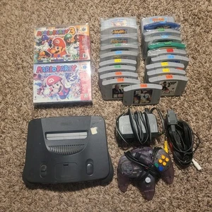 Lotto giochi Nintendo 64 System Bundle - 22 giochi e 1 controller CIB sfusi - Foto 1 di 12