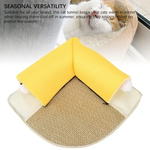 Cat Carpet Tunnel Oxford Cloth 2 In 1 Cat Tunnel Washable For Home - Picture 1 of 12