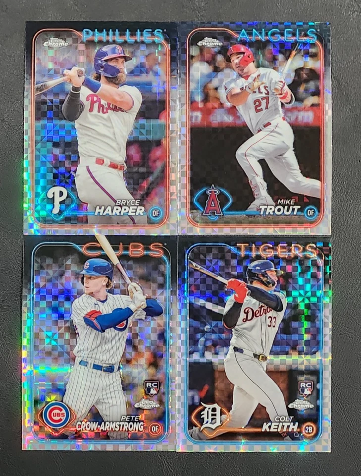 2024 Topps Chrome X-FRACTOR REFRACTORS 1-200 with Rookies You Pick - Image 1 of 1