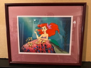 Disney Classic Artwork Ariel In Love 710/10000 Frame Lithograph Little Mermaid M - Picture 1 of 7