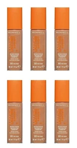 6 X Rimmel London Lasting Radiance Foundation 303 True Nude SPF25 30ml MAKE-UP - Picture 1 of 5