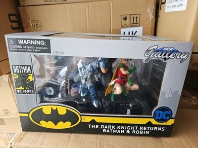 DC Gallery Batman & Robin Carrie Kelly Dark Knight Returns Deluxe Diorama Statue - Image 1 of 4
