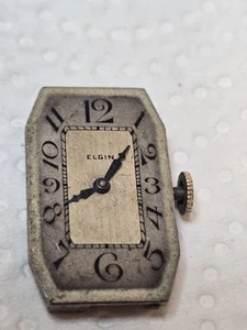  Reloj Elgin National Watch Co Movimiento 17 JOYAS Vintage Coleccionable Hexagonal  - Imagen 1 de 7
