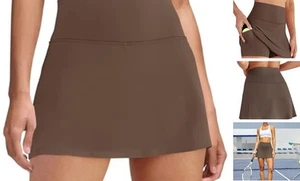 Womens Skort Tennis Skirt with Pocket Shorts Mini Golf Skirts High Waisted - Picture 1 of 7