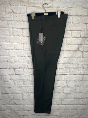Pantalones/pantalones de vestir de negocios MICHAEL KORS de algodón negro para hombre 36x32 Foto 1 de 4
