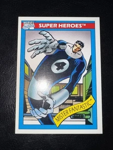 Tarjetas coleccionables Impel Marvel Super Heroes 1990 - Serie 1 Mister Fantastic #19 - Imagen 1 de 2