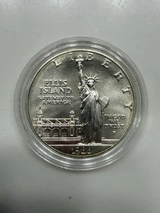 1986 Ellis Island Silver Dollar Commemorative Coin – Statue of Liberty – Proof - Picture 1 of 2