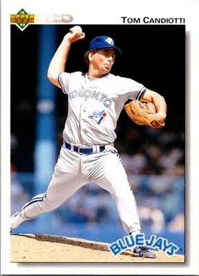 1992 Upper Deck #447 Tom Candiotti Factory Set Gold Hologram - Image 1 of 2