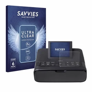 6x Folie für Canon Selphy CP1300 Schutzfolie Displayschutz Display Schutz Klar - Afbeelding 1 van 11