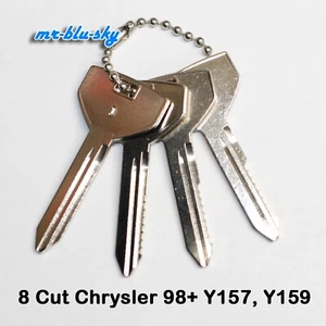 8 Cut Chrysler 98+ Y157, Y159 Space and Depth Keys ~ DSD#262, CX102 - Picture 1 of 3