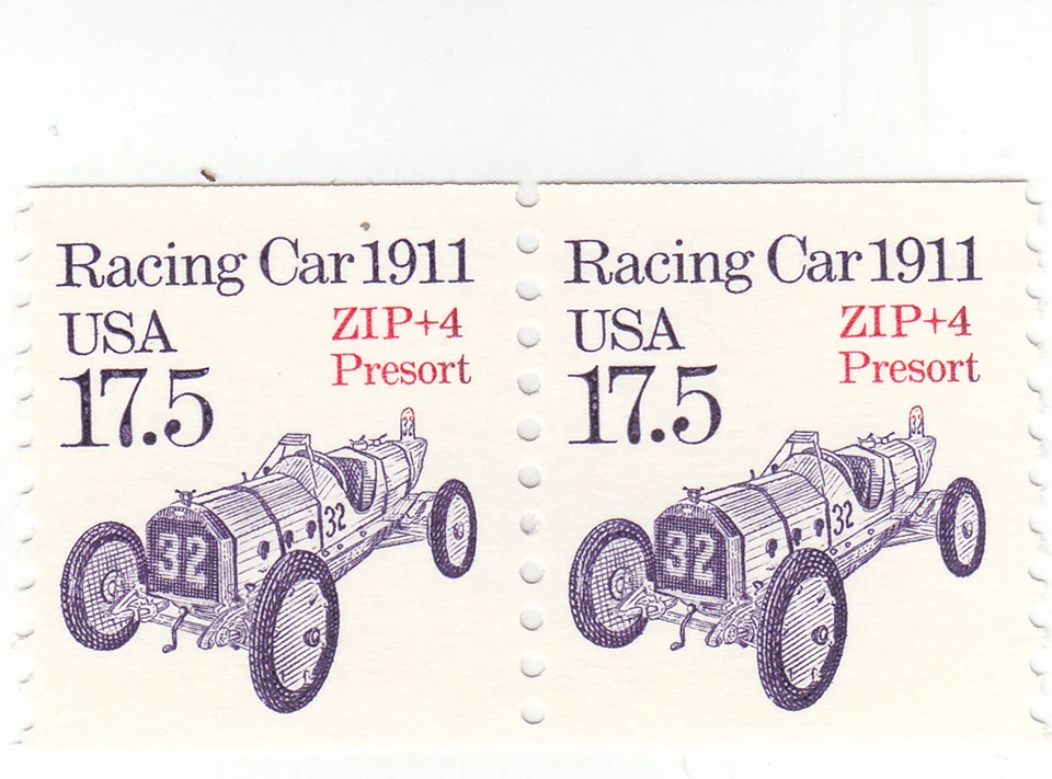 Scott #2262A - 17.5 cent Violet -   10 Vert. Coil pair - MNH - Image 1 of 1