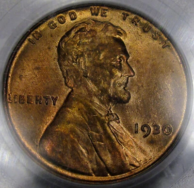 1930 Lincoln Cent PCGS MS-65 RD...Super Nice Coin, Blazing Luster, Great Strike! - Image 1 of 4