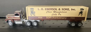 Winross 10 Wheel Truck with Stacks L.B. Ebersol & Sons, Inc. Chair Manufacture - Picture 1 of 17