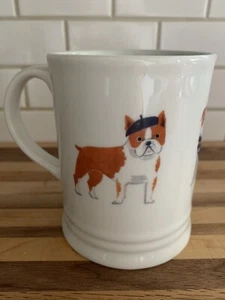 BULLDOG Coffee Mug French Dog FRINGE STUDIO® CA White Ceramic - Picture 1 of 6