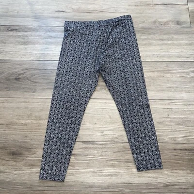 Style & Co. Leggings Negros Diseño Floral/Trébol Talla Extra Grande XL Foto 1 de 4