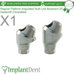 1x Dental Regular Platform Multi Angled Prosthetic 30° Compatible Titanium Tool - Picture 1 of 5