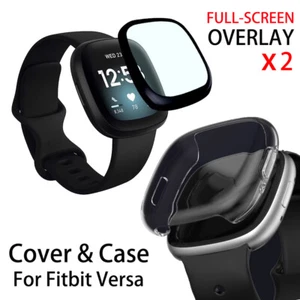 For Fitbit Versa 4 3 2 Sense 2 1 Case Screen Protector TPU Soft Shockproof Cover - Picture 1 of 2