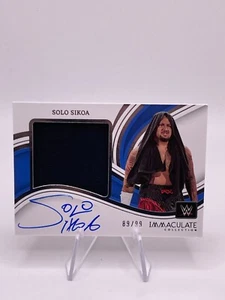 2023 WWE Immaculate - Panini - Premium Memorbilia Auto /99 - PM-SSK Solo Sikoa - Picture 1 of 2