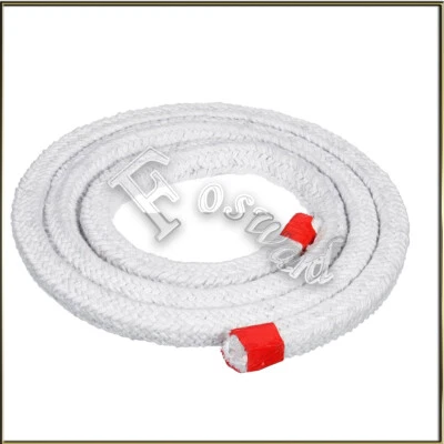 Cuerda de fibra cerámica cuerda trenzada cuadrada junta de alta temperatura sello para caldera Foto 1 de 2