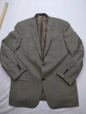 American Living мужчин 44L черный белый гончая шерсти блейзер куртка спортивное пальто - Изображение 1 из 4