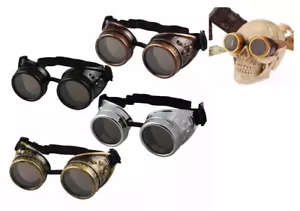 Aviation Biker Motorcycle Riding classes Windproof Steampunk SunGlasses Goggles - Picture 1 of 7