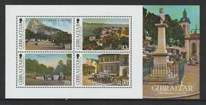 GIBRALTAR 2013 OLD VIEWS of Gibraltar MINISHEET , block  - 3rd series  MNH    - Picture 1 of 1