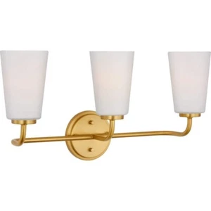 Progress Lighting Rembert 3 Light Vanity Bath Fixture Brushed Gold P300495-191 - Picture 1 of 1