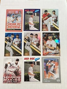 13 Chris Sale inserts! /99, /49, /199, etc. Refractors! Braves! - Picture 1 of 4