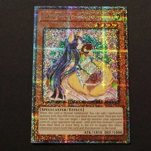 Yugioh! Fairy Tale Luna Quarter Century 1st Ed Secret Rare Card RA01-EN009 NM - Picture 1 of 2