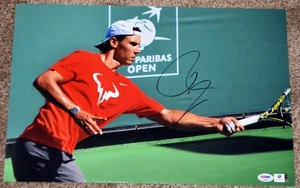 RAFAEL NADAL Signed 12x18" Photo #1 - Forehand Stretch *PSA COA *RAFA - Picture 1 of 3