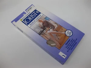 Women's Jobst Opaque Very Firm Support Knee Highs - Silky Beige L LARGE 30-40 - Picture 1 of 2